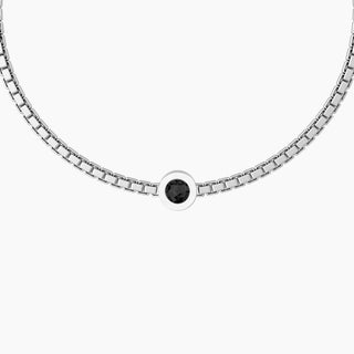 Bracciale collezionabile in acciaio 316L e cristalli,(Cod.art.732253)