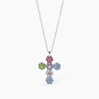 collana donna gioielli Mabina Gioielli Fior Fiore (cod.ary.553698)