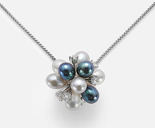 Mikiko Collana in Argento con Perle e zirconi(Cod.art.
MD7536A4FA99065)