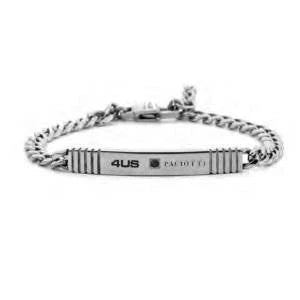 Bracciale Uomo 4US Cesare Paciotti Acciaio Targhetta 4UBR8049